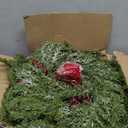 12 Pcs Mini Christmas Cabinets Wreath for Kitchen Small Christmas Ceder Candle Rings Wreaths Artificial Norfolk Pine Red Berry Garland Hanging Ornament Farmhouse Wreath for Holiday Xmas Party Decor