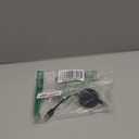 AGVEE 0.3ft Fixed / 2.3ft Extend USB-A to C Charger Cable Mountable One Way Retractable 2.4A Fast Charging Cord, Pocket-Sized for iPhone 16 15, Samsung, Android, Desk Organizer, Black