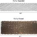 Nature Willow Trellis Expandable Plant Support Plant Climbing Lattices Trellis Willow Expandable Trellis Fence for Climbing Plants Support 36x92 Inch,Double Panel (1)