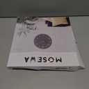 Mosewa Wall Clock 12 Inch Gray Silent Non Ticking Battery Operated Modern Simple Clock Decorative for Kitchen Home Bedroom Bathroom Office Living Room