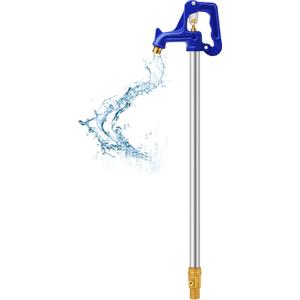 Frost Proof Yard Hydrant,4.25ft Frost Free Outdoor Faucet,Freeze Proof Outdoor Faucet 3/4" Pipe Connection,Frost Free Hydrant for Yard Garden Farm Pasture Irrigation,24" Bury Depth No Lead Hydrant