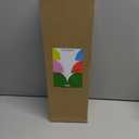 WONDROUS' DECO Wooden Christmas Tree Figurine, Tabletop Pink and Gold Tree Figurine, Set of 2 Desk Centerpieces for Christmas Decor