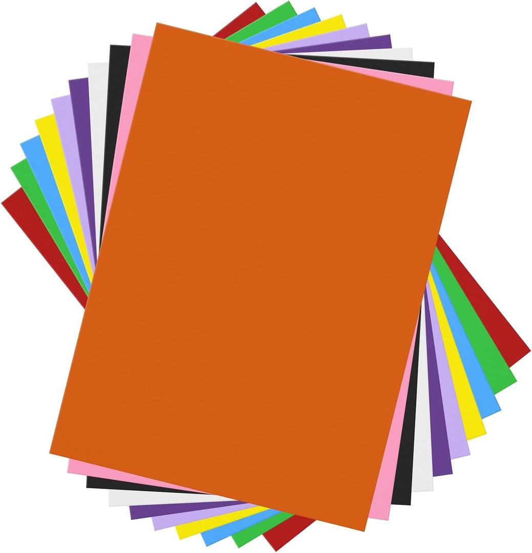 Colored Poster Board 50Pcs, 11x17 10 Assorted Color Poster Paper, 230G Thickness Poster Board Bulk for School Arts & Crafts, DIY Art, Signs, Small Posters, Exhibits,Notices, and More