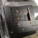 WLIVE Farmhouse TV Stand for 65 inch TV, 58" Entertainment Center with Storage Cabinets, Open Shelves TV Console for Living Room and Bedroom, Black