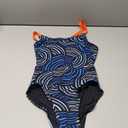 Beautikini Period Swimwear One Piece Leakproof Swimsuit Menstrual Athletic Print Bathing Suit for Teen Girls Women(xs)