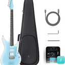Enya Inspire 39" Smart Electric Guitar - Carbon Fiber Body with Built-in 15W Speaker, 20 Tones & App Control, 4 Presets, Bluetooth, Gig Bag Included