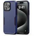 NTG【2023 New Designed for iPhone 15 Pro Max Case, Heavy-Duty Tough Slim Shockproof [2 Layer Structure][Military Grade Protection] Phone Case for iPhone 15 Pro Max(6.7 Inch), Cobalt Blue, Pack Of 5