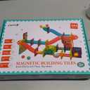 LTKFFFdp Magnetic Building Blocks STEM Educational Toys for Kids Ages 4-12, Ball Track and 3D Stacking Construction Set