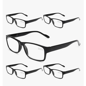 Gaoye Professional Reading Glasses for All Day - Computer Readers with Blue Light Protection - Value Pack