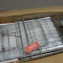 VEVOR Live Animal Cage Trap, 31" x 10" x 12" Humane Cat Trap Galvanized Iron, Folding Animal Trap with Handle for Rabbits, Stray Cats, Squirrels, Raccoons, Groundhogs and Opossums