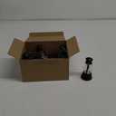 Mini Vintage Lantern Decor 12-Pcs LED Small Lanterns Indoor Decorative Outdoor Hanging Lantern Decorative Candle Lanterns Farmhouse Decor for Wedding Centerpiece,Halloween,Christmas Decorative (Black)