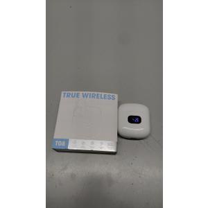 Wireless Earbuds Bluetooth 5.3 Headphones, 40Hrs Playback Stereo Ear Buds with LED Display Charging Case IPX7 Waterproof in-Ear Earphones with Mic for Phone Tablet Laptop Sports, White