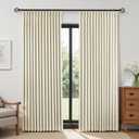 IVAPUPU Cream Beige Pinch Pleated Full Blackout Linen Curtains for Bedroom, Black Out Curtains 90 Inches Long for Living Room Darkening Thermal Insulated Neutral Pleat Drapes with 16 Hooks, 2 Panels