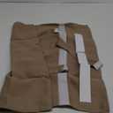 Warm Taupe Small Curtains for Bathroom -Blackout Thermal Insulating Curtain Tiers for Bedroom Taupe 24x24 Inch