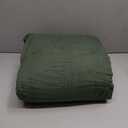 OARAGE King Quilt Bedding Set Lightweight Soft Olive Green Bedspread Coverlet with Leaf Pattern,Ultrasonic Microfiber Bed Cover Set for All Season 3 Pieces (1 Quilt, 2 Shams)