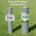 AMAGABELI GARDEN & HOME Hardware Cloth 1/4 inch 48inx50ft Galvanized After Welding Square Chicken Wire Welded Fence Mesh Roll Garden Bed Plant Supports Poultry Netting Cage Wire Snake Fence JW001