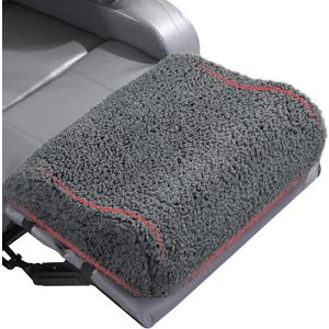 HOMBYS Extra Large Recliner Leg Pillow, Sherpa Foam Foot Rest for Sleeping Rest, Wave Shape Recliner Cushion, Multipurpose Footrest Extender, Back & Lumbar Pillow for Recliner Bed Sofa, (Grey)