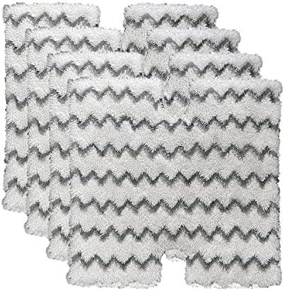 4 Pack Steam Mop Pads for Shark Lift-Away Pro Genius S3973, S3973D, S3973WM, S5002Q, S5003A, S5003D, S5004, S6001W, S6002, S6002C, S6003D, S6003W Touch-Free Dirt Grip Washable Replacement Mop Pads