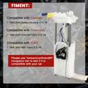 E3972M Electric Fuel Pump Module Assembly Compatible with Buick Enclave 2008, For GMC Acadia 2007-2008,V6 3.6L Replaces# 19167078, M10130