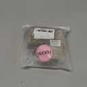 HOOJIH 2PCS Messy Bun Hair Piece, Curly Wavy Hair Wrap Ponytail Hairpieces, Light Golden Blonde with White Blonde