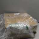 Briglusear Black Flush Mount Ceiling Light,2Lights Modern Farmhouse Ceiling Light Fixture with Seeded Glass Lampshade,Industrial Flush Mount Lighting for Kitchen Hallway Bedroom,Gold Accent Sockets