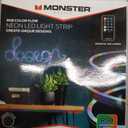Monster 6.5 ft Multi-Color Flow Technology Neon-LED Strip, Strong Shape-it Material, Xtreme Easy Installation