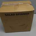 Brigii Salad Spinner, 4.24 Quart Lettuce Spinner with Double Drainage Holes, Salad Dryer for Washing, Spinning, and Draining Greens, Fruits, and Vegetables