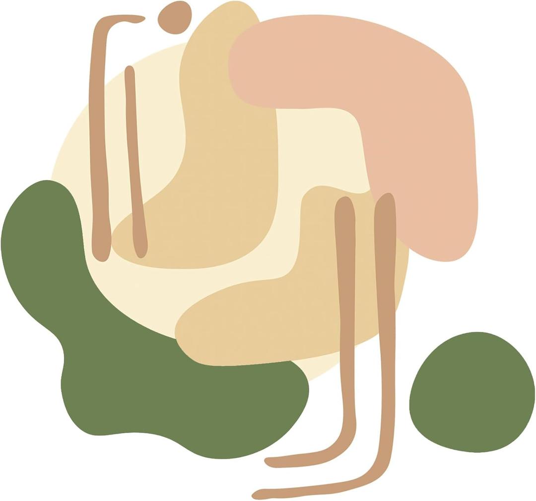 WallPops Soft Amoeba Modular Mural Peel and Stick Wall Decals, VPD6389