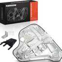 A-Premium Rear Driver Side Electric Power Window Regulator Without Motor Compatible with Hyundai Elantra 2009-2012, Elantra GT 2013-2017