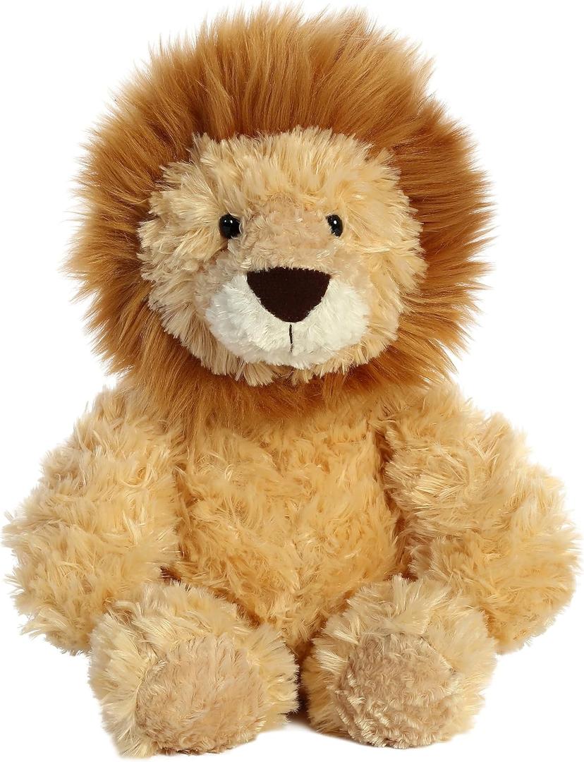 Aurora Snuggly Tubbie Wubbies Lion Stuffed Animal - Comforting Companion - Imaginative Play - Brown 10.5 Inches