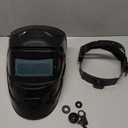 Auto Darkening Welding Helmet, True Color Welding Hood, 1/25000s Response Time, Arc Sensor, Solar Powered Welder Hood Mask, Suitable for TIG MIG STICK CUT GRIND