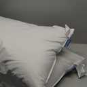 Best Western Victoria Pillow Used in Hotels, Luxury Made in USA, T230 100% Cotton, Eco Adaptive Fiber Fill, Back or Stomach Sleepers, (2, 20X26)