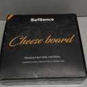 Charcuterie Board with Clear Locking Lid and Handle, 6 Compartment Bamboo Cheese Board Snackle Box, Portable Cutting Board for Snacks, Fruits&Meats, Ideal Gift for Parties, Birthday& House Warming (12.2" x 12.2" x 3.5")