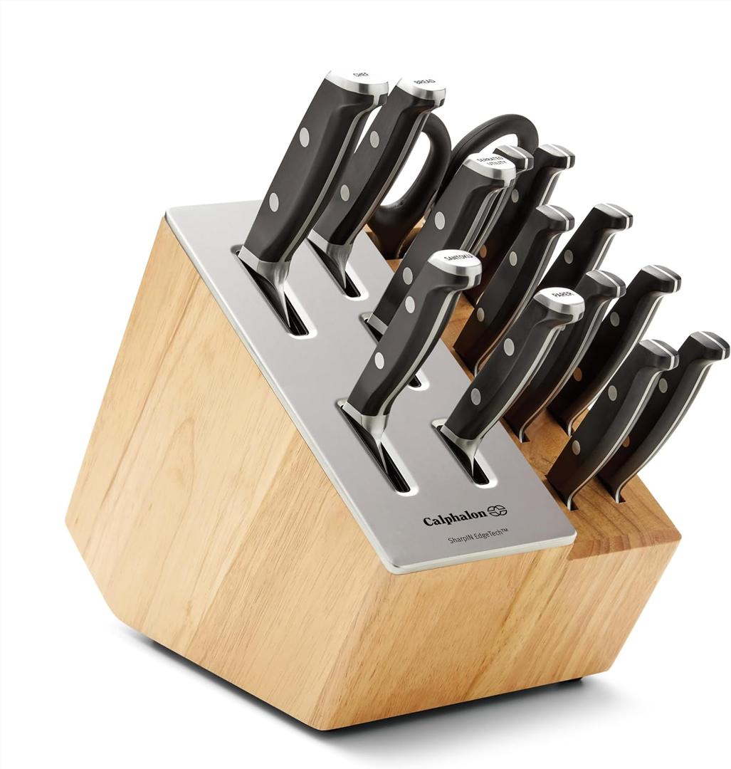 Premier by Calphalon® 15-Piece Knife Set wit169.9h SharpIN™ Edgetech