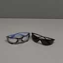 3M Safety Glasses, Virtua CCS and Virtua Sport CCS 2-Pack, Anti-Fog, Anti-Scratch, ANSI Z87, Corded Ear Plug Control System, Removable Foam Gasket, 1 Pair of Clear Lens and 1 Pair of Gray Lens (One Size)
