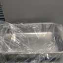 Stainless Steel Cat Litter Box - Litter Box for Cats - Easy to Clean, Never Absorbs Odor, Stains, or Rusts - Silver (17.7" L x 13.5" W x 4" H)