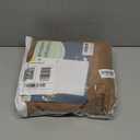 Mocha Mousse Linen Blend Curtains 84 Inch Length 2 Panels Set Back Tab Rod Pocket Light Filtering Semi Sheer Textured for Neutral Farmhouse Living Room and Bedroom Decor 52x84