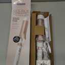 Conair Double Ceramic 1 ½Inch Curling Iron, 1 ½Inch Barrel Creates Soft Waves & Curls, Hair Curler for Use on Medium & Long Hair, White/Rose Gold