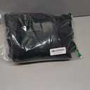 Black Backdrop Curtain for Party, Background Drapes Panels with Rod Pocket, Wrinkle Free Black Photo Curtains Backdrop Drapes Fabric Decoration for Wedding, Birthday Party Decor 5ft x 10ft, 2 Panels