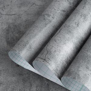 Gray Concrete Contact Paper Matte Thick Textured Grey Cement Wallpaper Peel Stick Countertop Contact Paper Removable Waterproof Adhesive Industrial Style Wall Sticker Kitchen Table Vinyl Wrap (16" x 118")