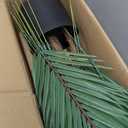 Artificial Palm Tree 5FT Tall Faux Palm Tree Indoor Fake Plants Faux Tropical Plant, UV Resistant & Maintenance Free Indoor/Outdoor Fake Tree in Pot for Home Office Living Room Patio Decor