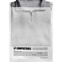 Eco Friendly Clear Poly Bags with Suffocation Warning - 10" x 13" (100 Count) - Strong Self Seal - Biodegradable Premium Frosted Bag for Packaging
