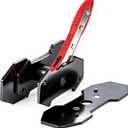 Brake Caliper Compression Tool, 360 Ratcheting Piston Compressor, 2 Steel Plates, 2 Hooks, for Single Twin Quad Pistons, Cars Trucks SUVs