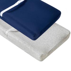 QUENESS 2 Pack Baby Changing Pad Cover, Stretchy Cotton Comfort Diaper Changing Table Covers for Baby Girls and Boys, Ultra Soft Breathable Changing Pad Sheets, Fit 32"/34" x 16" Pad