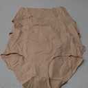 Neione Women Cotton Underwear High-Waisted Seamless Panties No Show Briefs (X-Large, Nude)