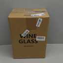 Red Wine Glasses Set of 6, 19.5 oz Burgundy Glasses for Wine Tasting, Anniversary, Wedding - Clear