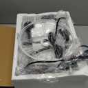 Hikczc Table Lamp for Living Room Bedroom, 23.5" Table Lamps Set of 2 with USB C+A Ports, Bedside Lamps for Nightstand with Linen Lamp Shades, 2 Dimmable LED Bulbs Included, Brown