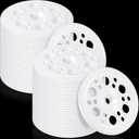 Taiyin 100 Pcs 1.77 Inch/ 45 mm Plastic Washers Foam Board Insulation Load Spreading Polypropylene Washers for Fixing and Supporting Rigid Foam Spreading for Screws Nail