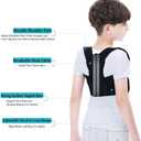 Lexniush Professional Posture Corrector for Kids and Teens, Effective Upper Back Posture Brace for Teenagers Boys Girls Spinal Support to Improves Slouch, Prevent Humpback, Relieve Back Pain, S