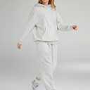 AUTOMET Womens 2 Piece Outfits Lounge Hoodie Sweatsuit Sets Oversized Sweatshirt Baggy Fall Fashion Sweatpants with Pockets (Gray, XL)